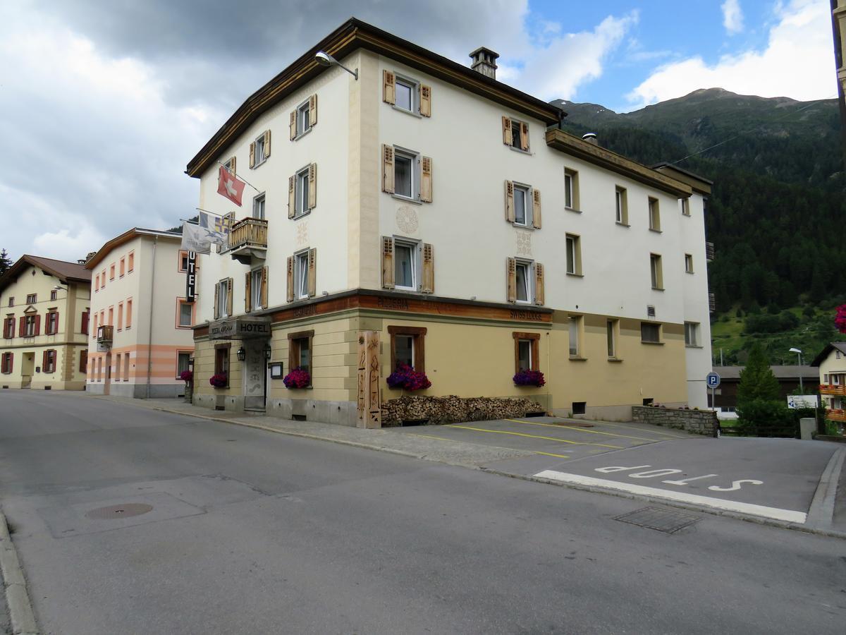 Hotel Crusch Alba Swiss Lodge Zernez Exteriör bild
